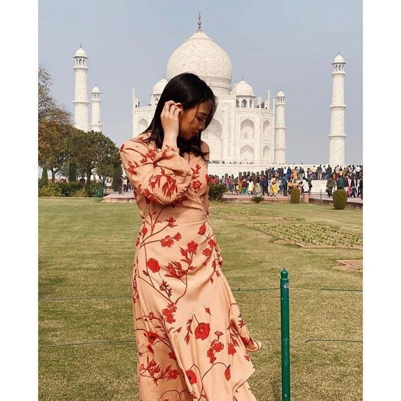 Johanna Ortiz X H&M Creped Dress Wrap Flor… - Picture 13 of 16